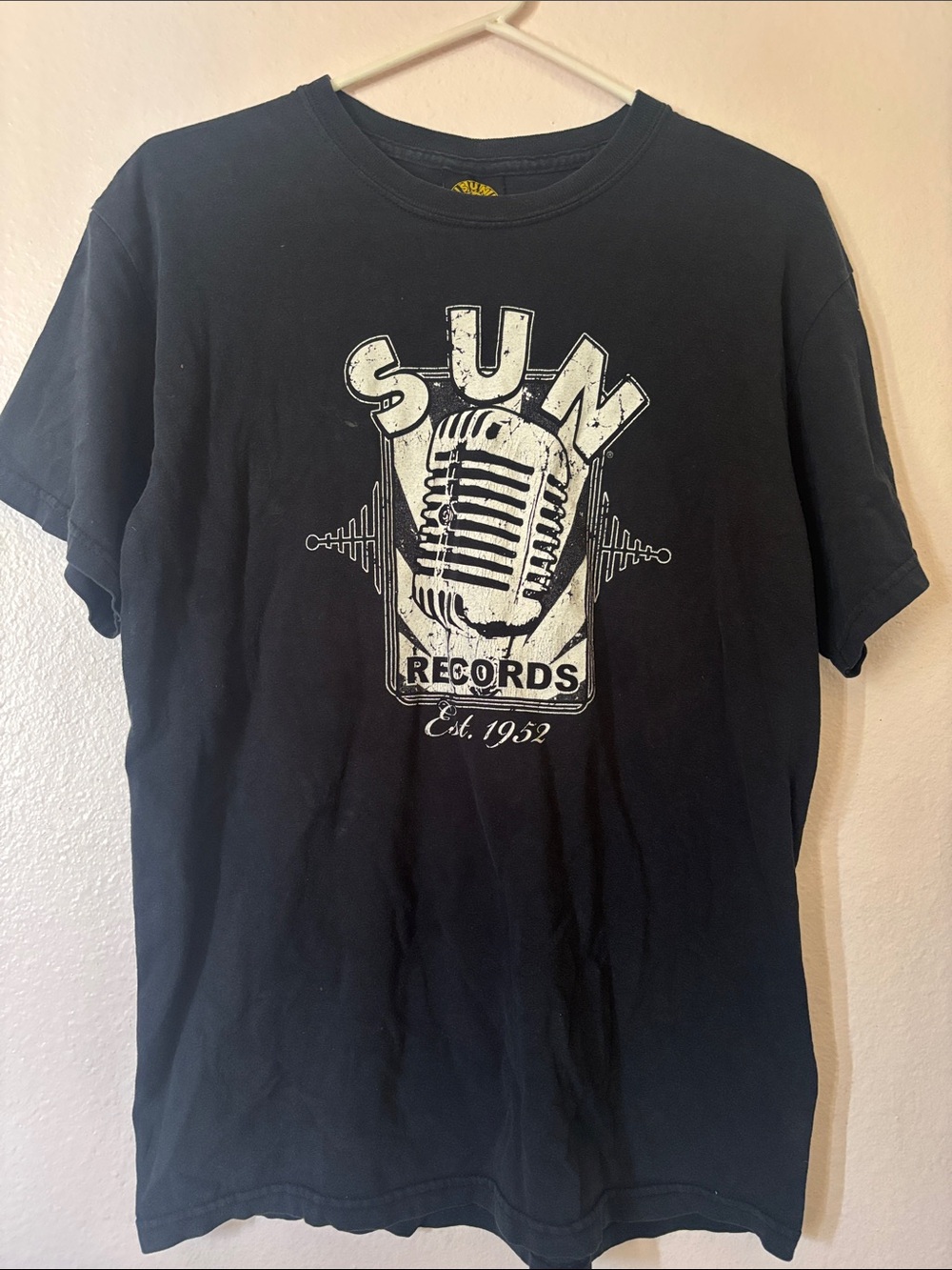 Men’s Sun Records Graphic Tee - Black Size M